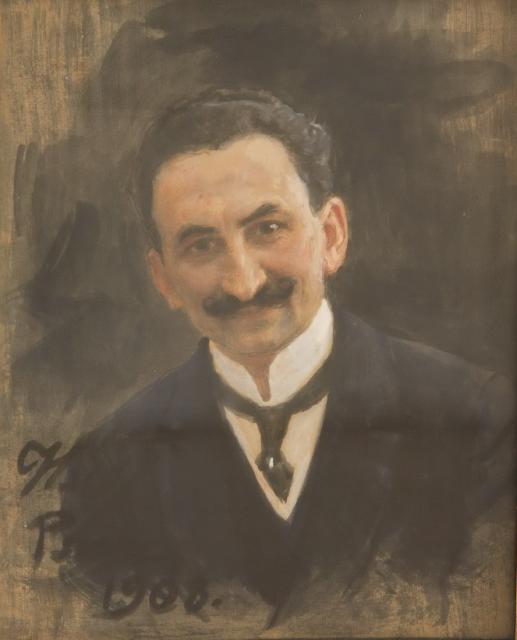 Репин И.Е. Портрет Г.И. Шоофса. 1908. ПГХГ